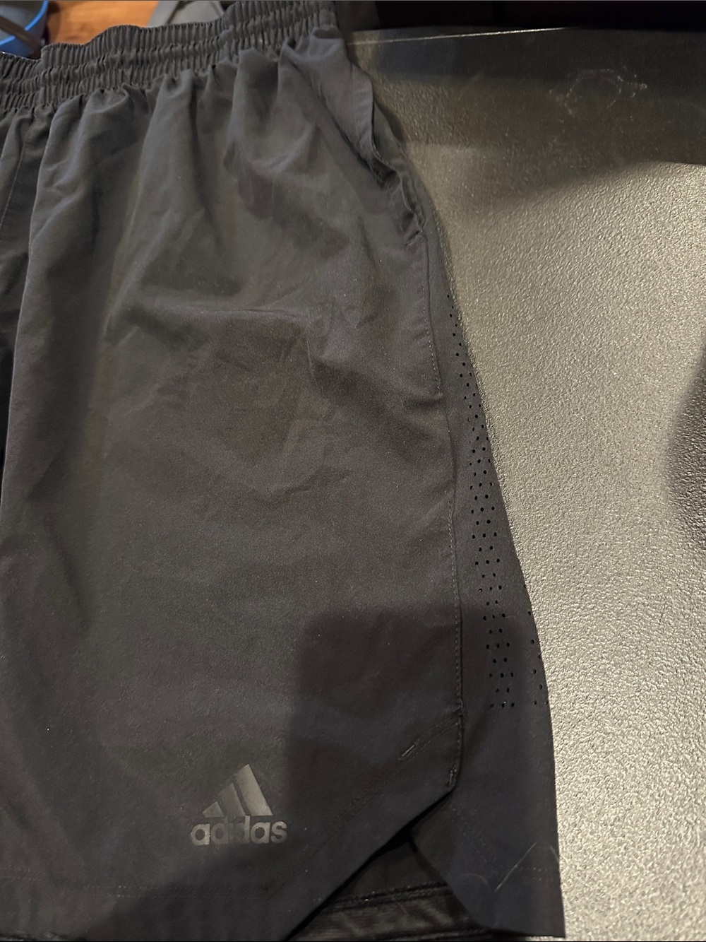 adidas Black Performance Running Shorts